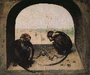 2 monkeys Pieter Bruegel